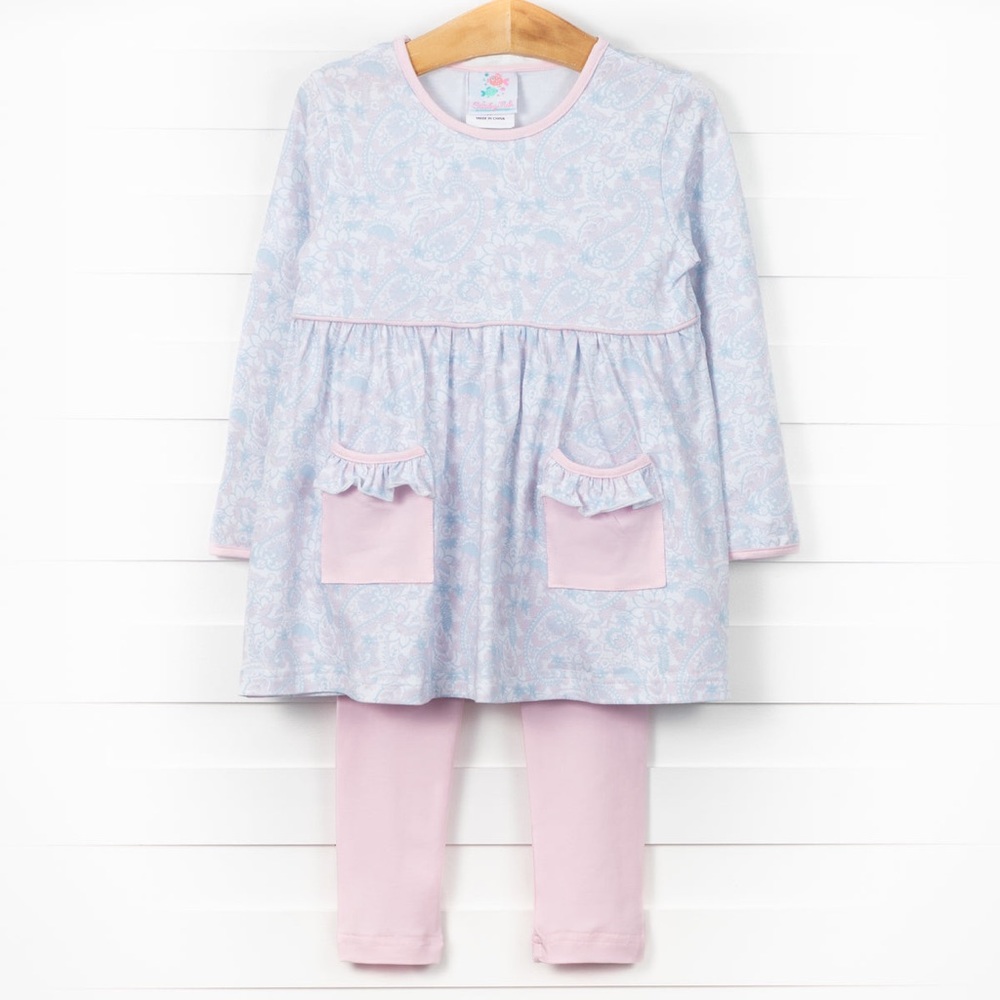 Perfectly Fish Girl’s Perfectly Paisley Legging Set
